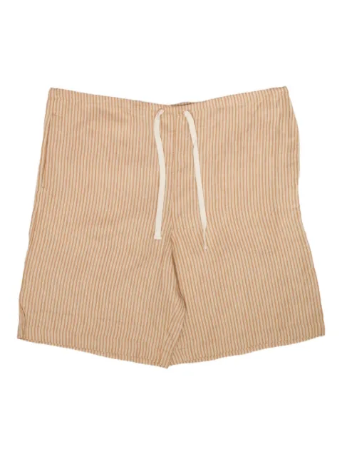 Ts(S) striped drawstring-waist shorts