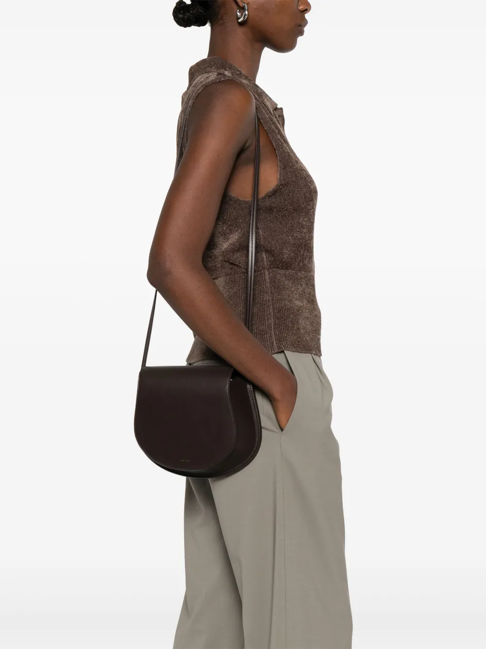 SALCE small leather cross body bag | Image 2