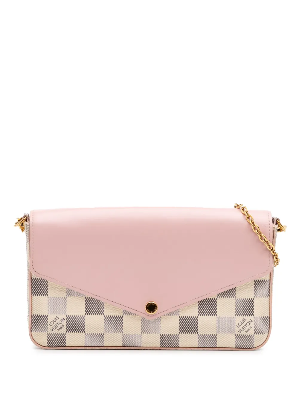 2019 Damier Azur Calfskin Pochette Felicie crossbody bag