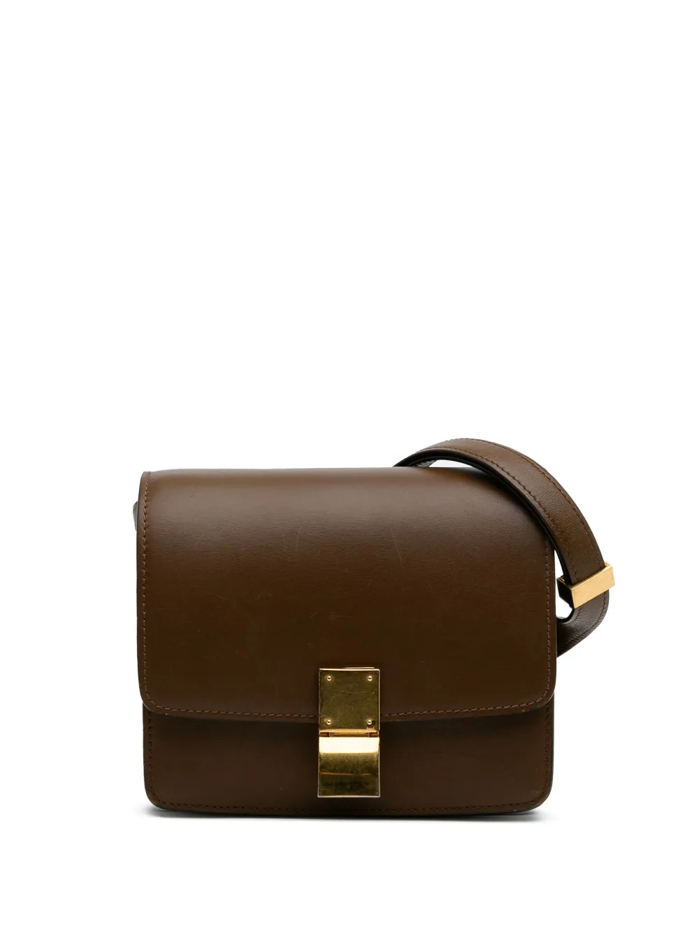 Céline Pre-Owned 2017 Small Calfskin Classic Box crossbody bag - ブラウン Céline Pre-Owned 2017 Small Calfskin Classic Box crossbody bag - ブラウン