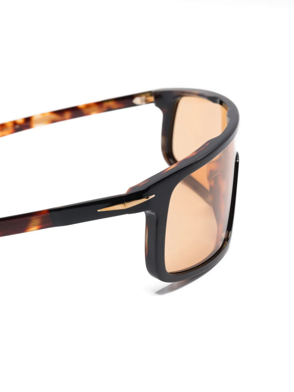 Eyewear by David Beckham Zonnebril met oversized montuur Zwart