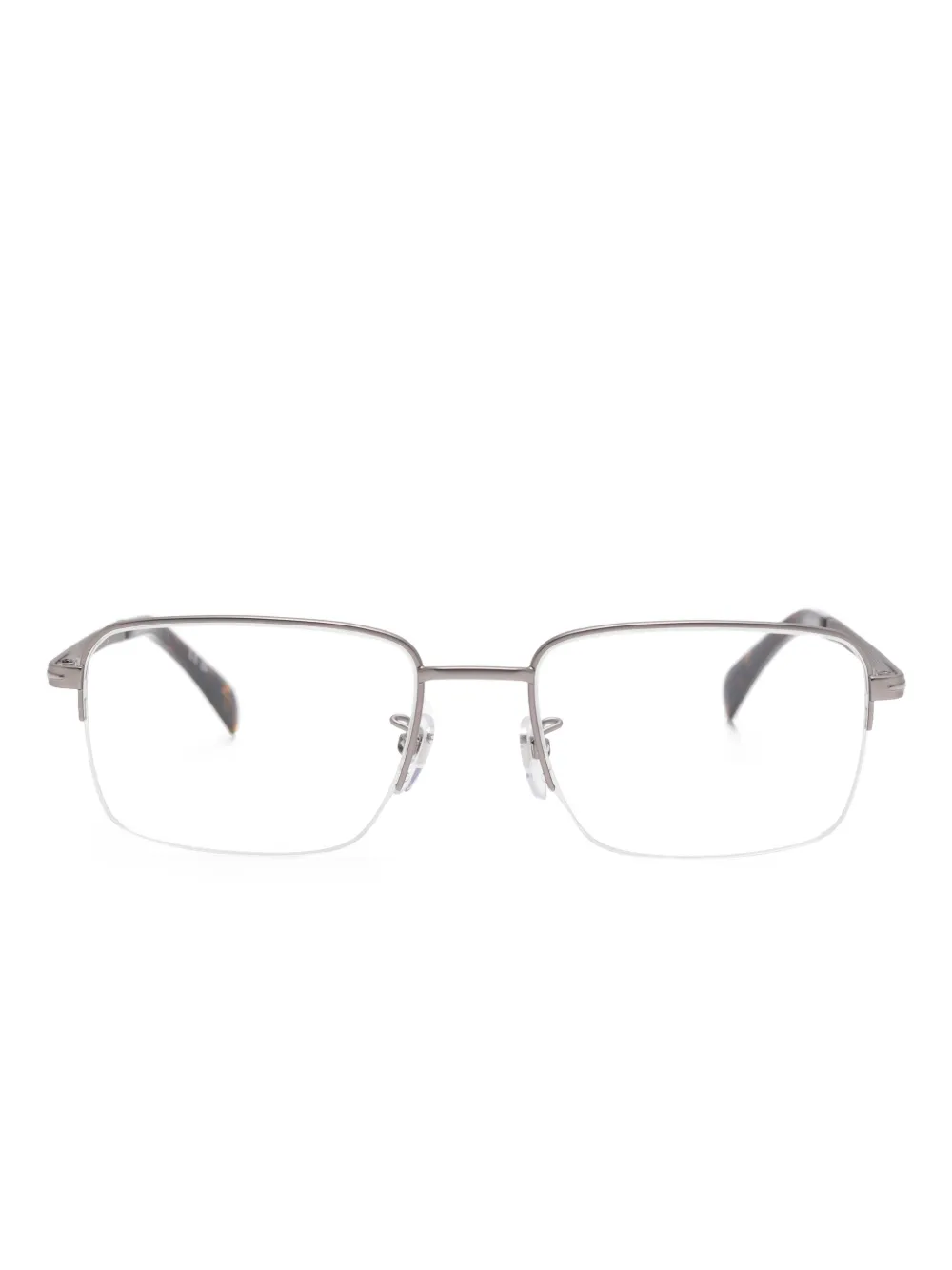 Eyewear by David Beckham スクエア眼鏡フレーム - ブラウン Eyewear by David Beckham スクエア眼鏡フレーム - ブラウン