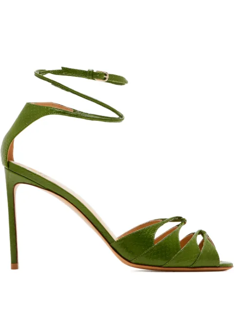 Francesco Russo 95mm Risioi5 cut-out stiletto sandals