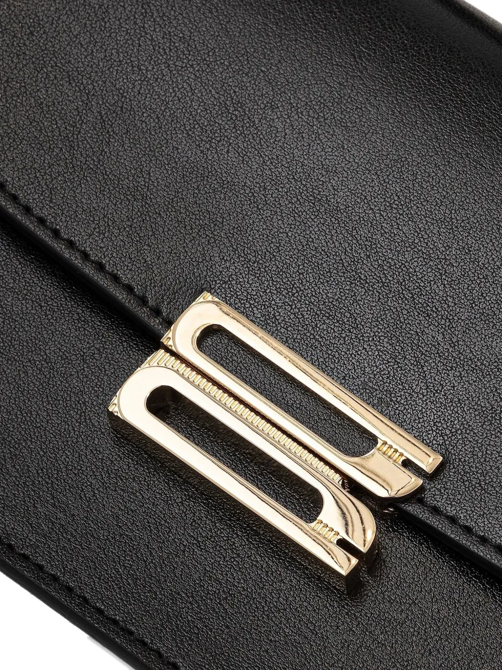 Victoria Beckham Dorian leren crossbodytas Zwart