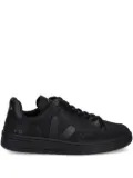 VEJA V-12 mesh-panel suede trainers - Black