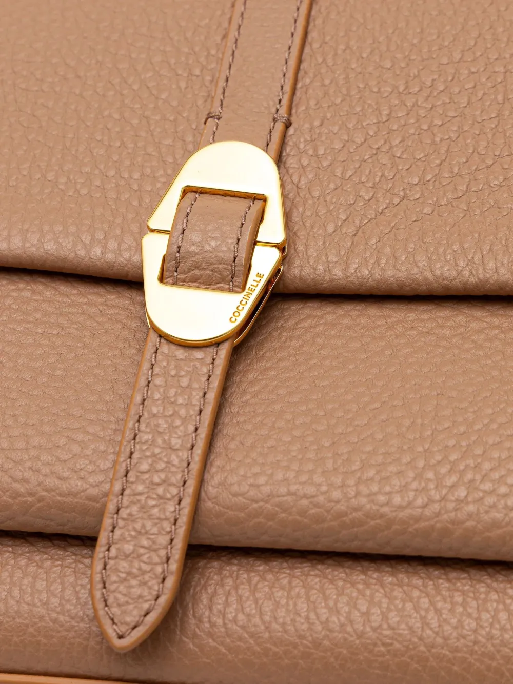 Coccinelle Dorian Shoulder Bag In Brown