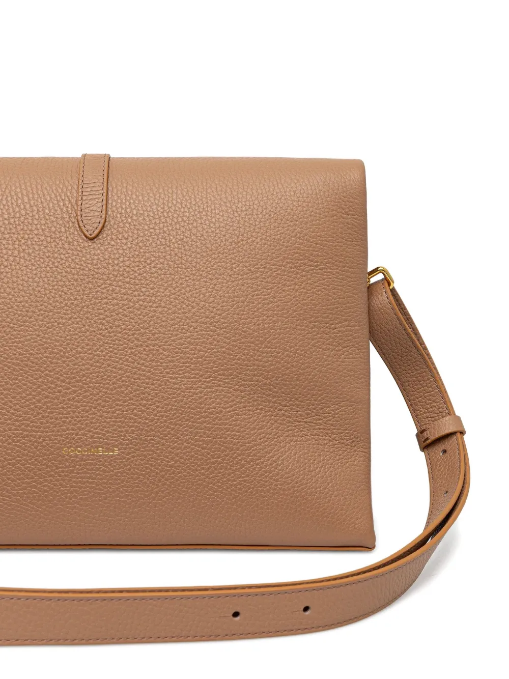 Coccinelle Dorian Shoulder Bag In Brown