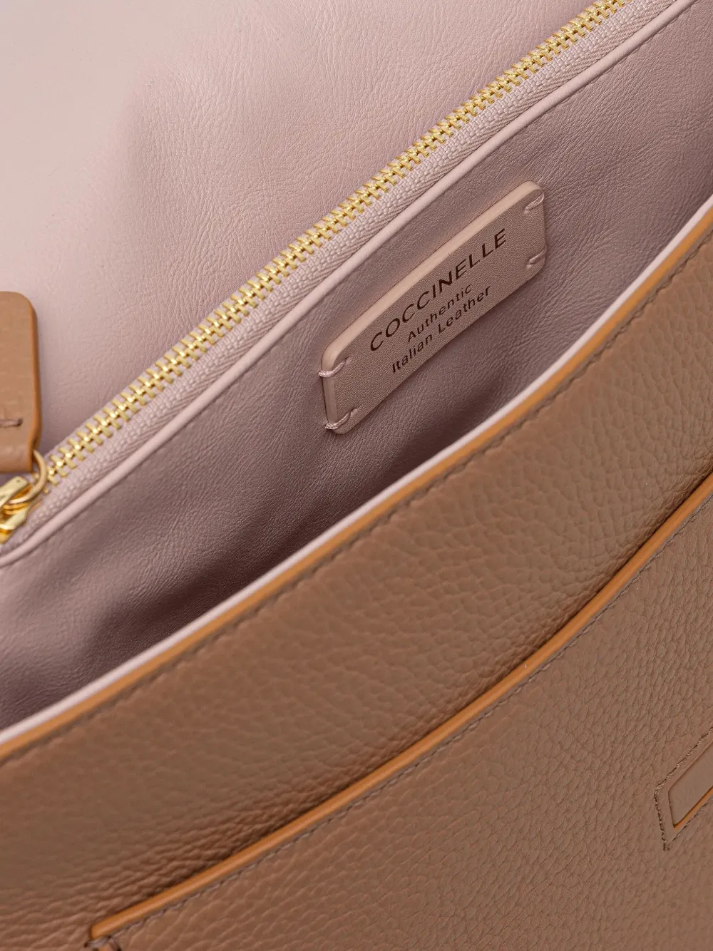 Coccinelle Dorian Shoulder Bag In Brown