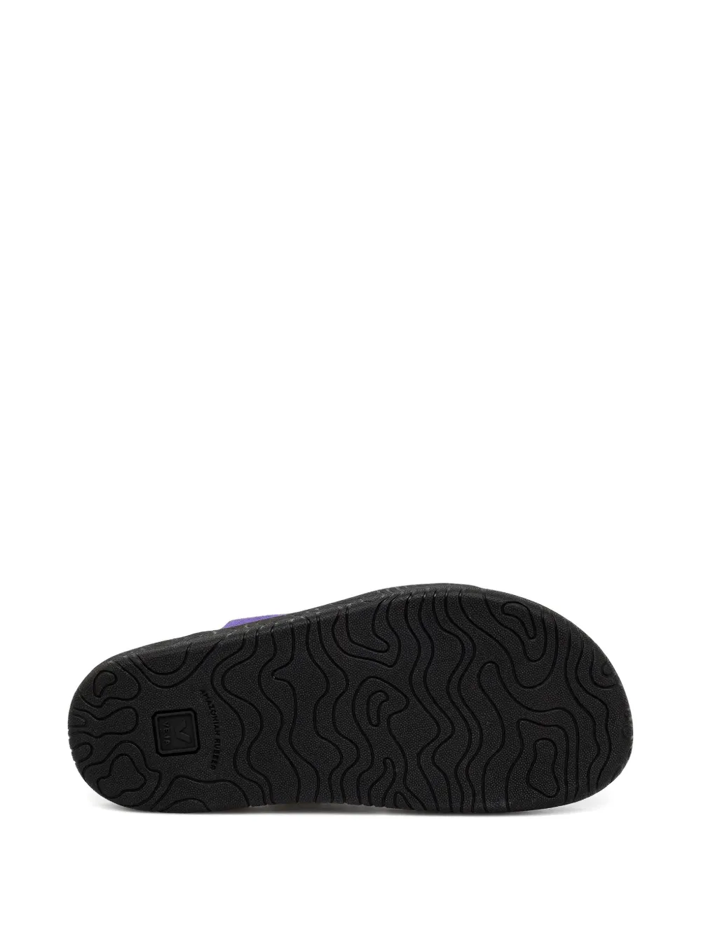 VEJA double-strap suede slides Purple