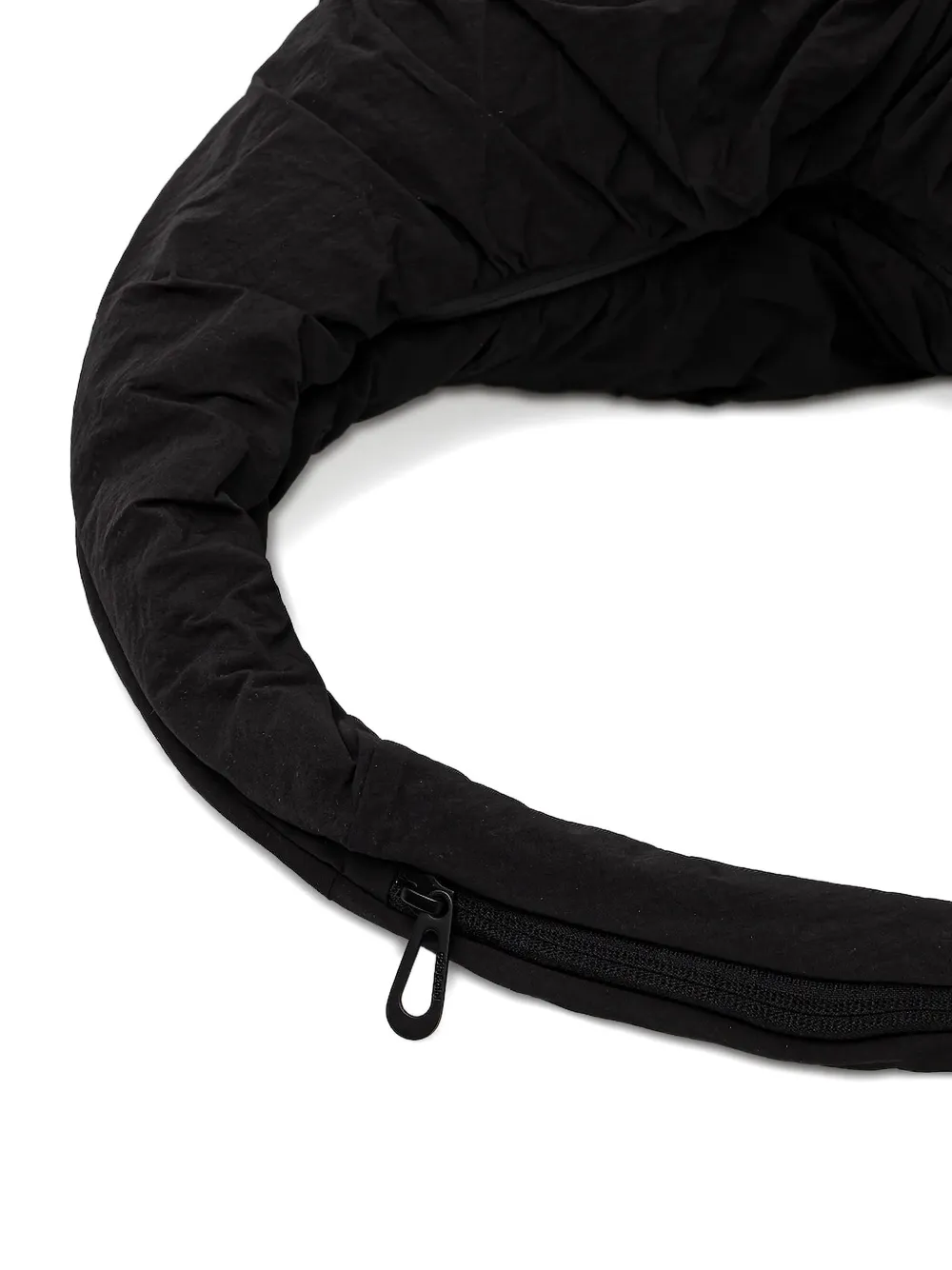 Côte And Ciel Po Smooth Gathered-detail Shoulder Bag In Black