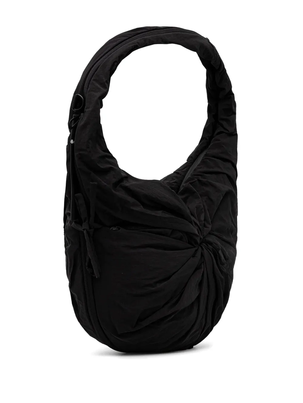 Po Smooth Gathered-Detail Shoulder Bag