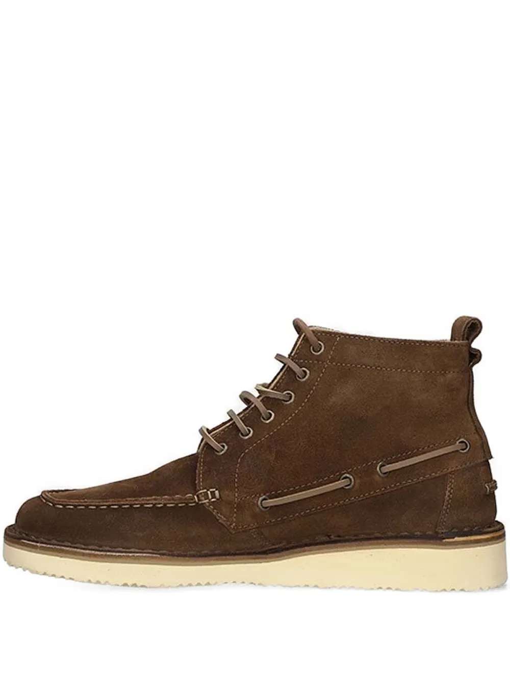 Astorflex lace-up suede boots Brown