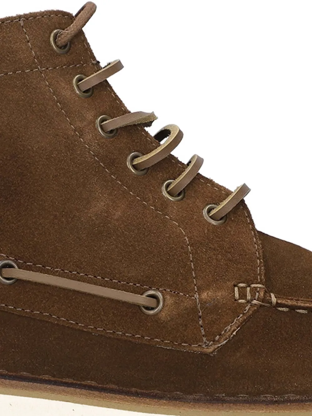 Astorflex lace-up suede boots Brown