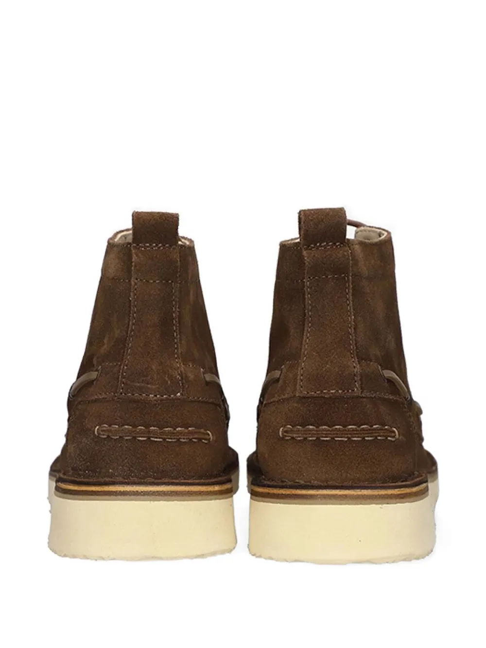 Astorflex lace-up suede boots Brown