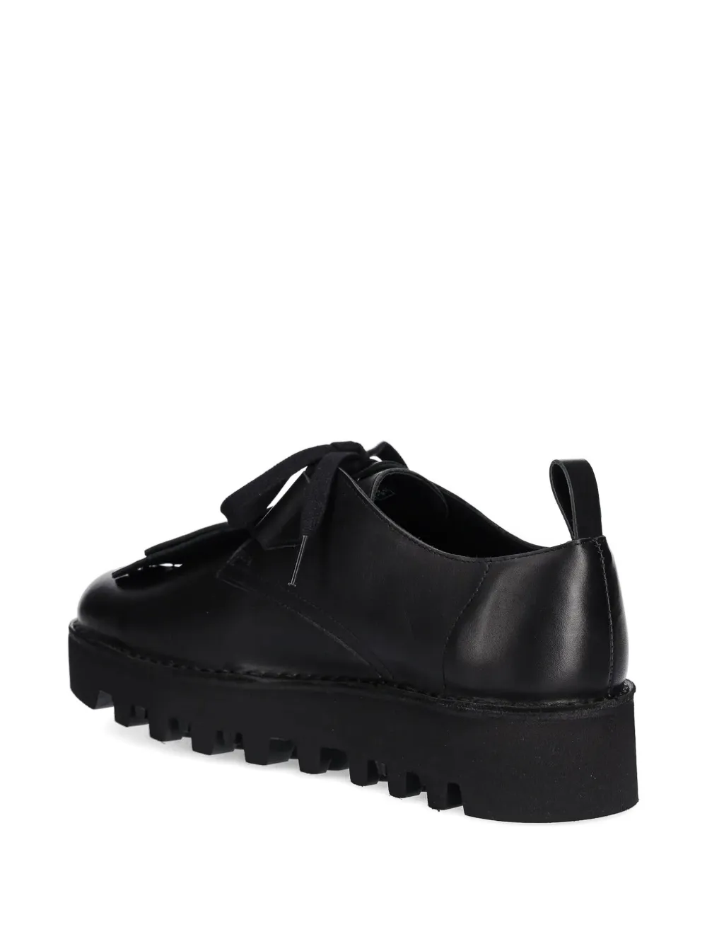Clarks Originals Desert Khan EG fringed lace-up sneakers Black