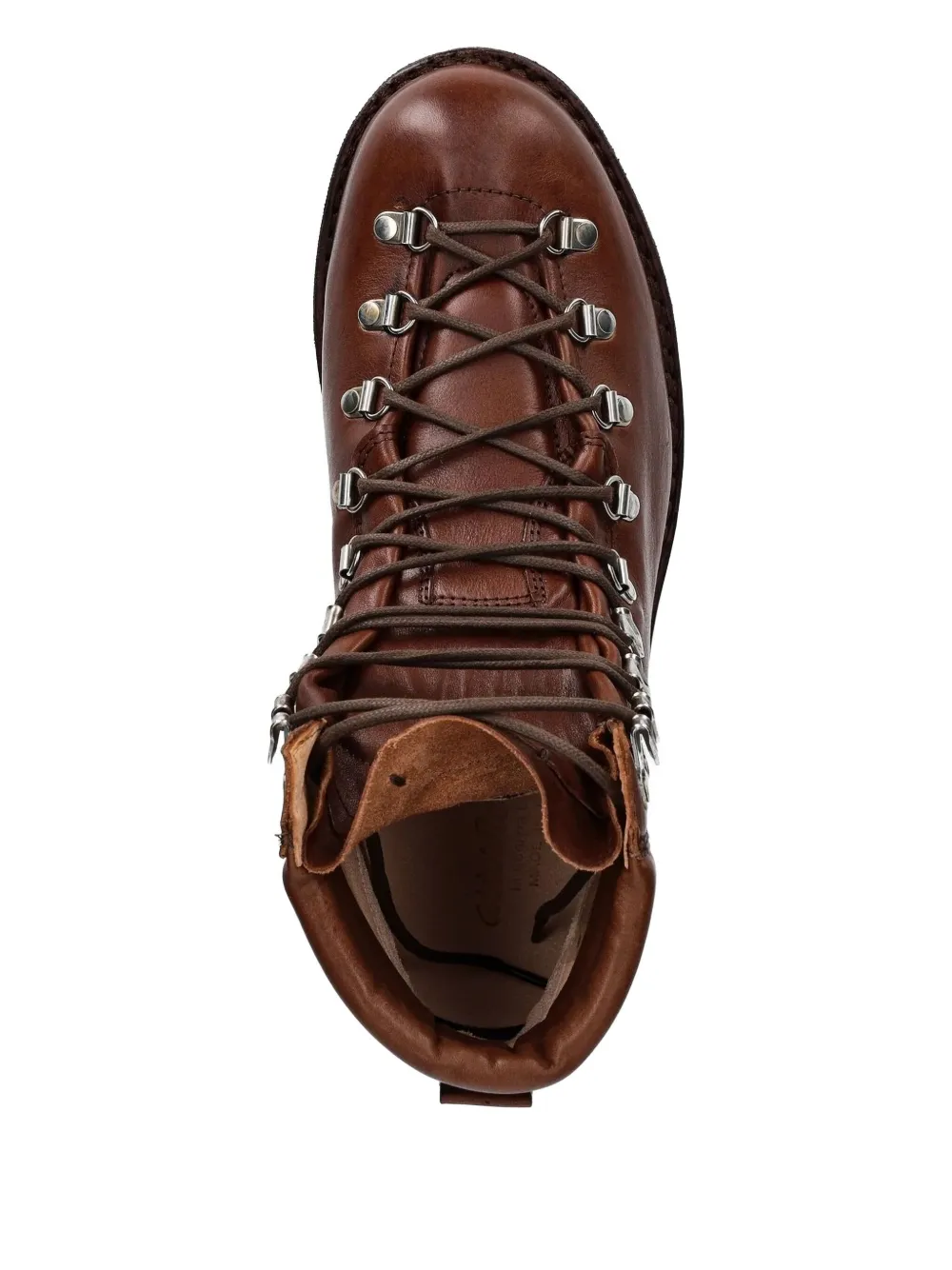 Astorflex leather lace-up boots Brown
