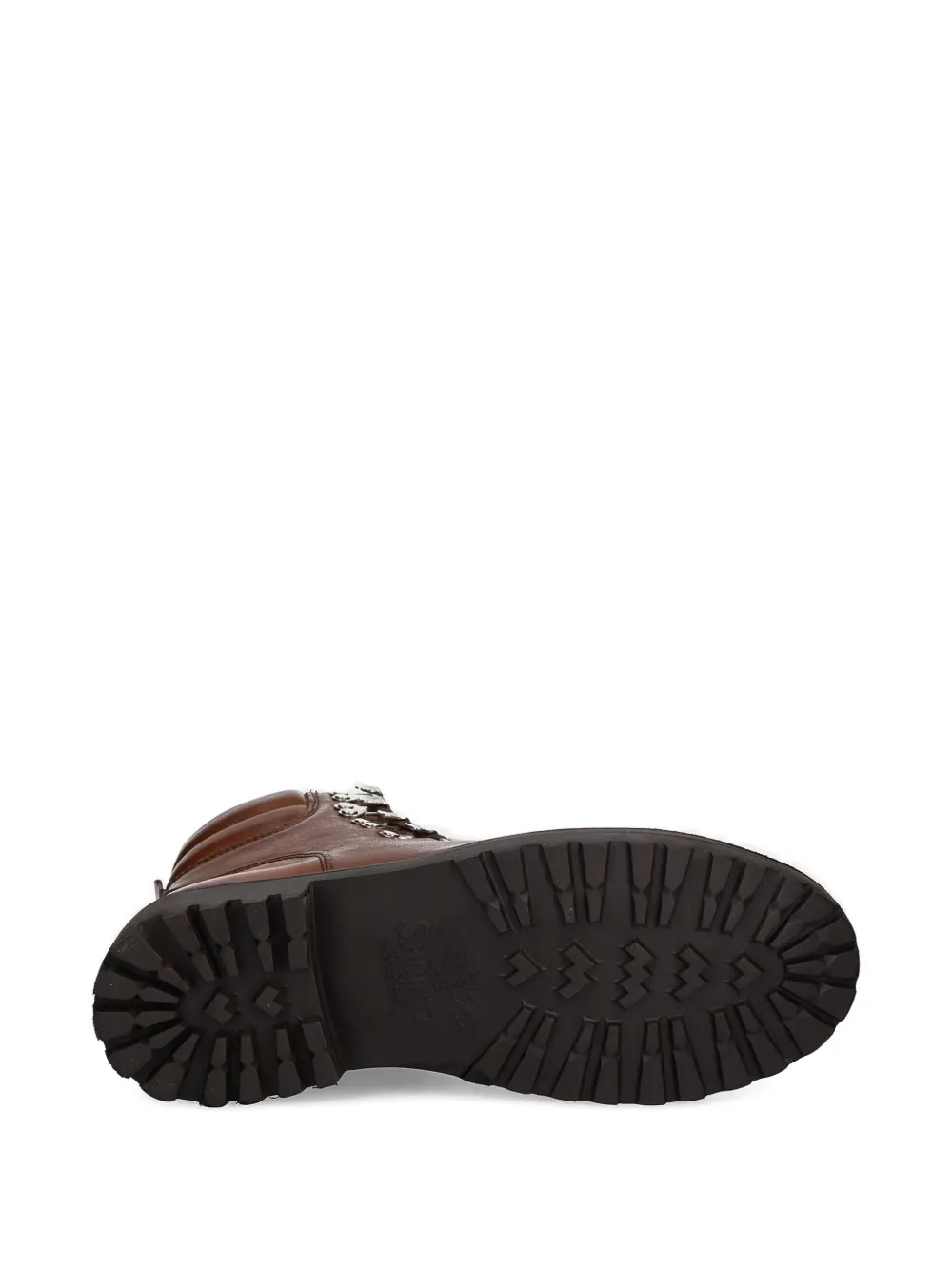 Astorflex leather lace-up boots Brown