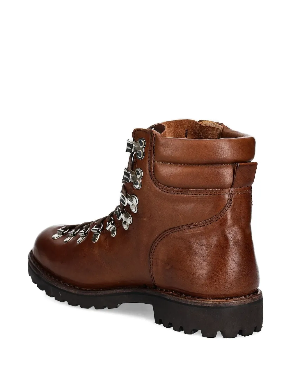 Astorflex leather lace-up boots Brown