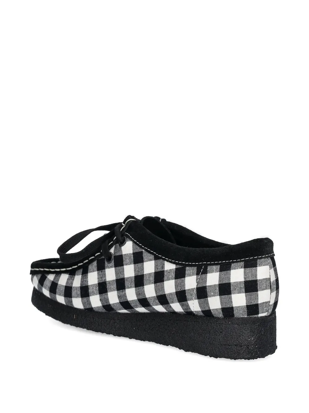 Clarks Originals Loafers verfraaid met bloemen en gingham ruit Zwart