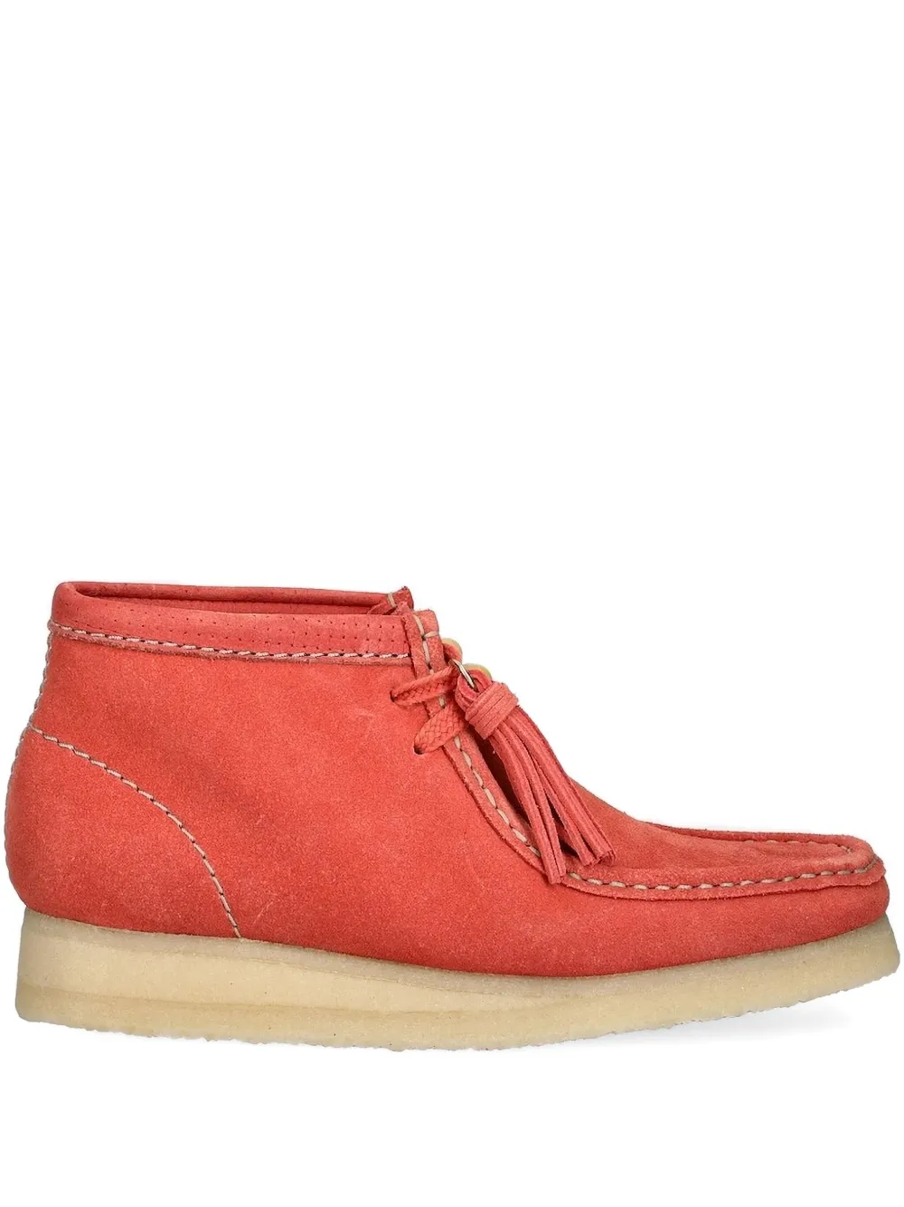 Clarks Originals Wallabee tassel-embellished desert boots Orange