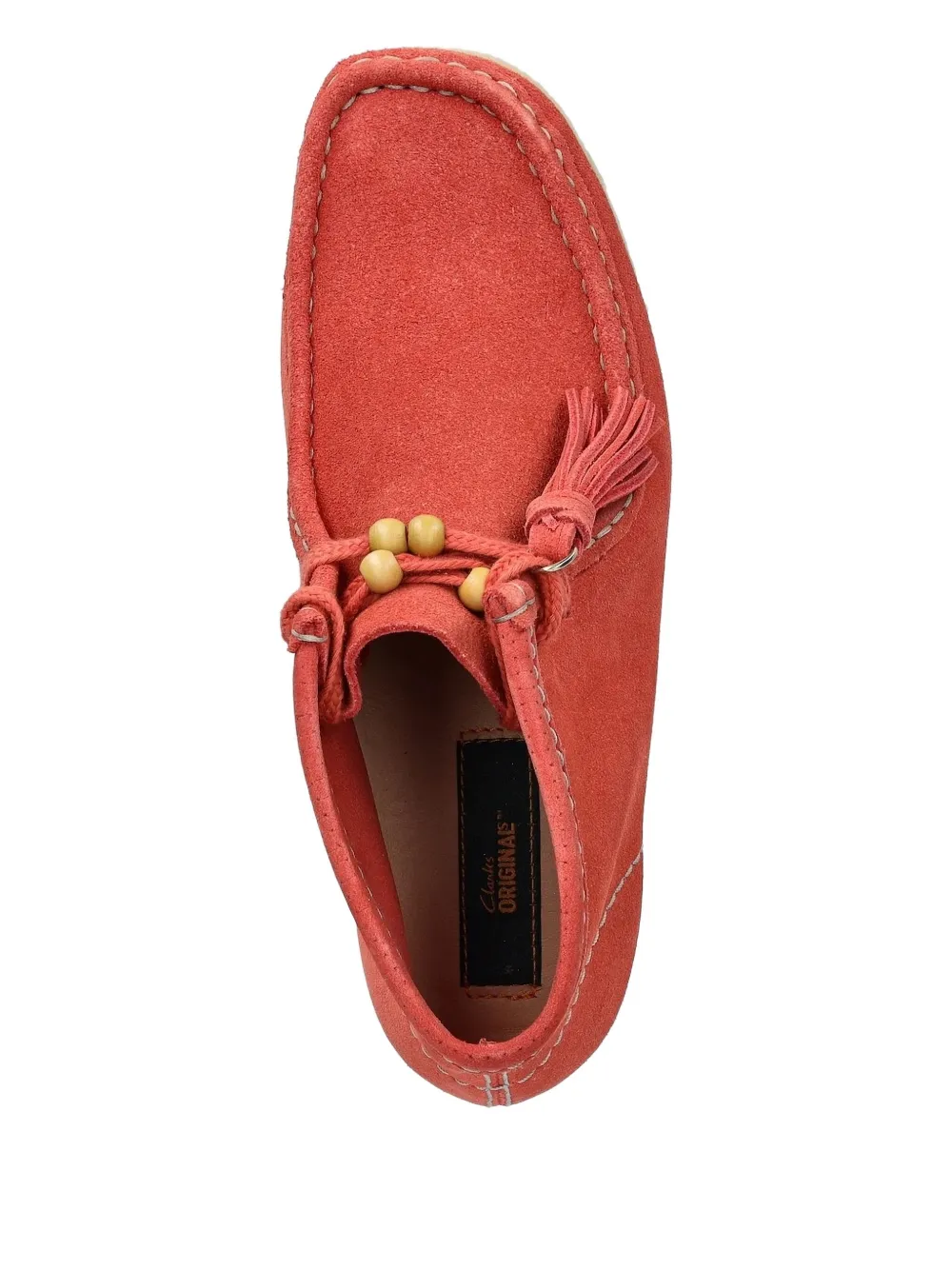 Clarks Originals Wallabee tassel-embellished desert boots Orange
