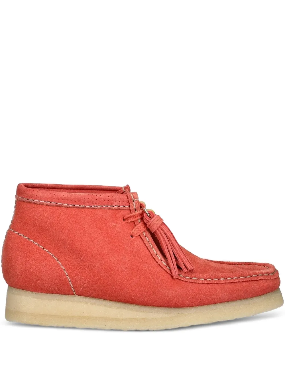 Clarks Originals Wallabee tassel-embellished desert boots Orange