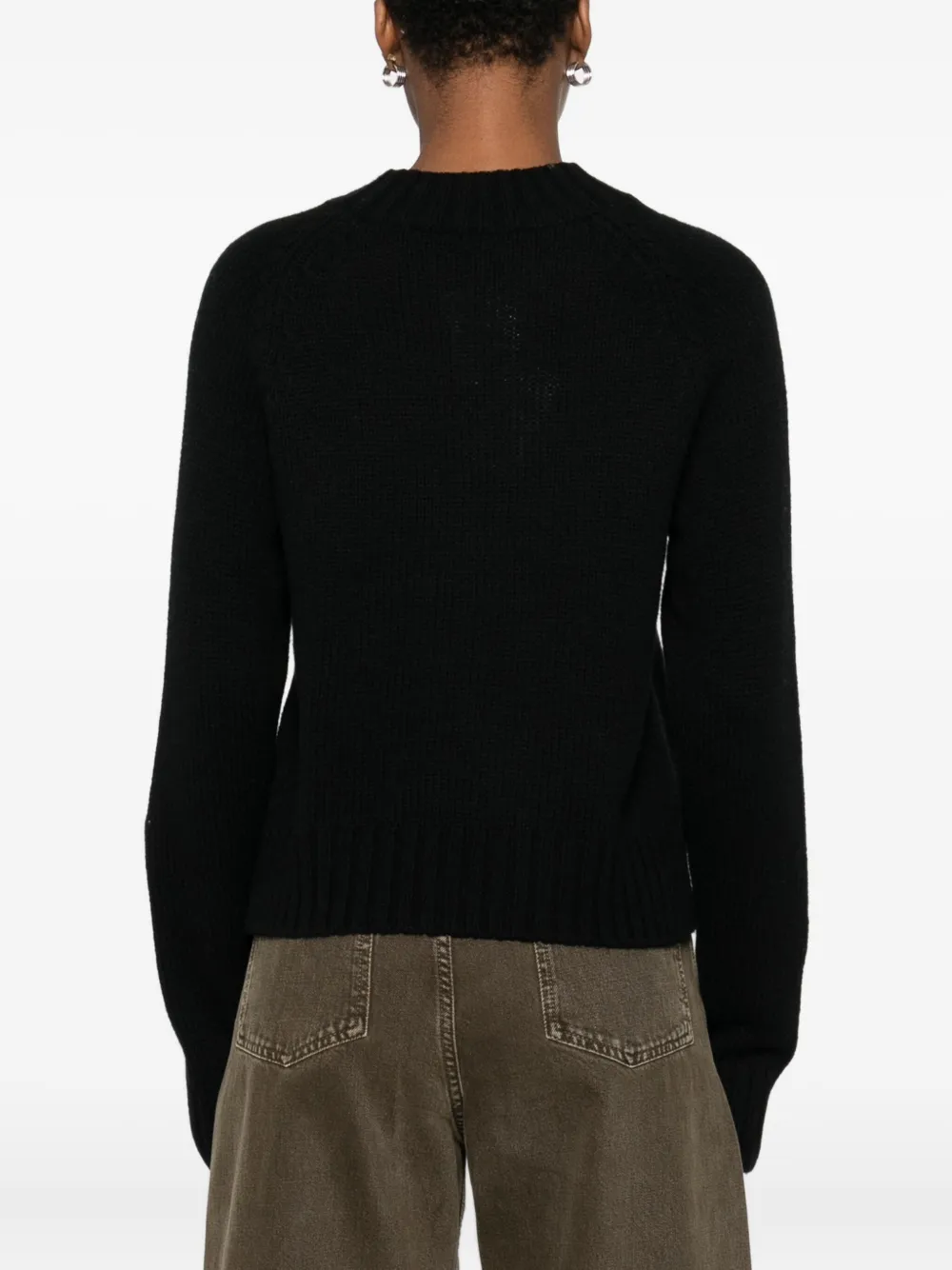 Vince Crew-neck Sweater In Black