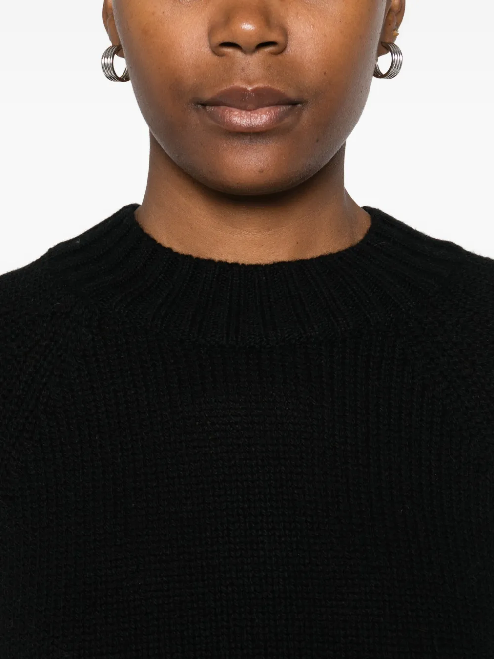 Vince Crew-neck Sweater In Black