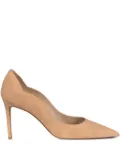 Stuart Weitzman 90mm pointed-toe heeled pumps - Neutrals