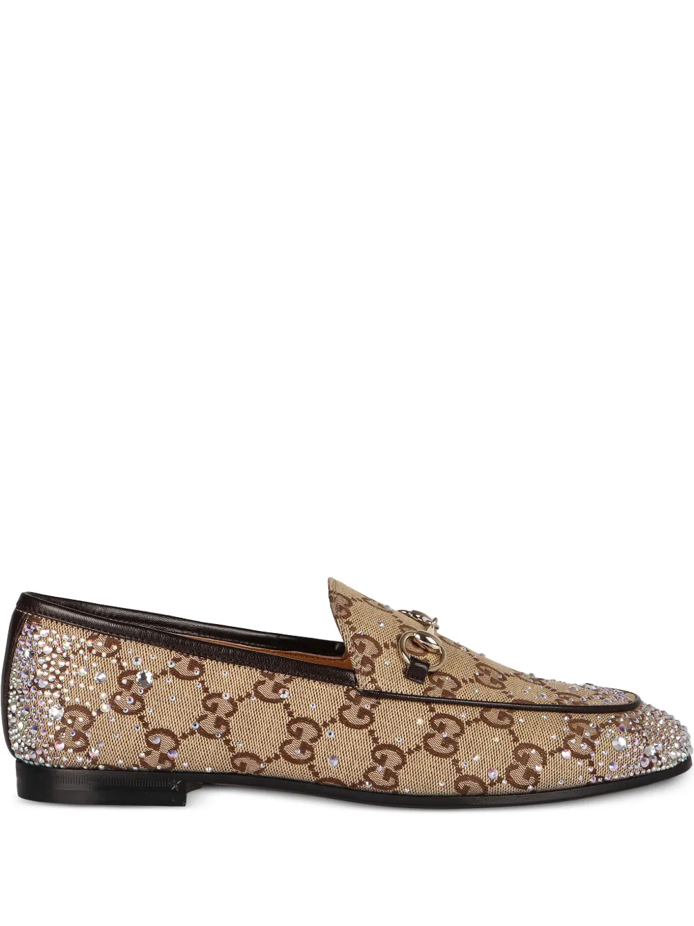 Gucci Loafers met GG-patroon Beige