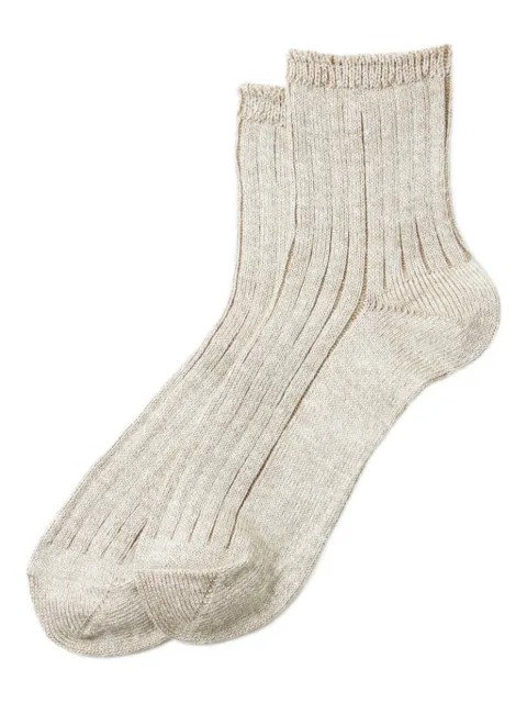 RoToTo ribbed ankle socks