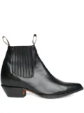 Chamula Botin Vaquero pointed-toe ankle boots - Black