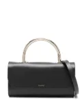 SALCE small leather tote bag - Black