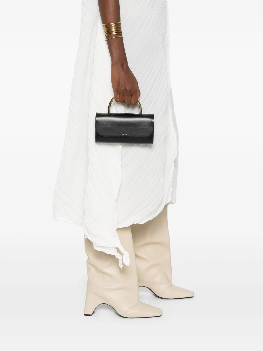 SALCE small leather tote bag | Image 2