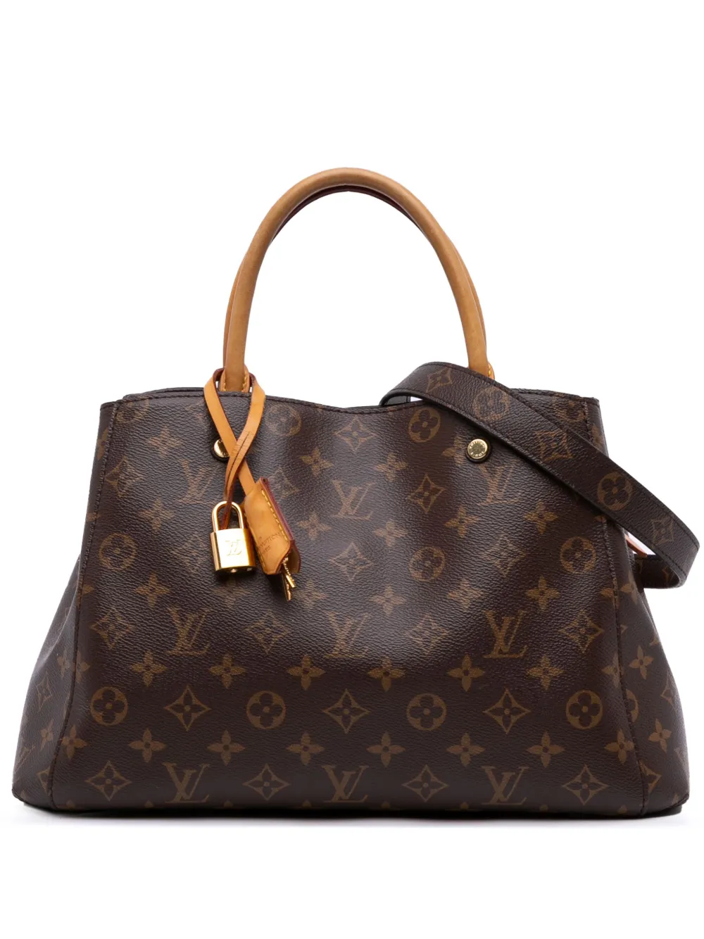 Louis Vuitton Pre-Owned 2015 Monogram Montaigne MM satchel | Brown | Image 1