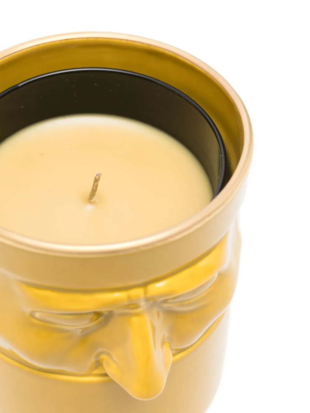 Ginori 1735 Amber Lagoon Ceramic Candle In Multi