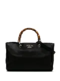 Gucci Pre-Owned 2016-2024 Medium Calfskin Bamboo Shopper satchel - Black