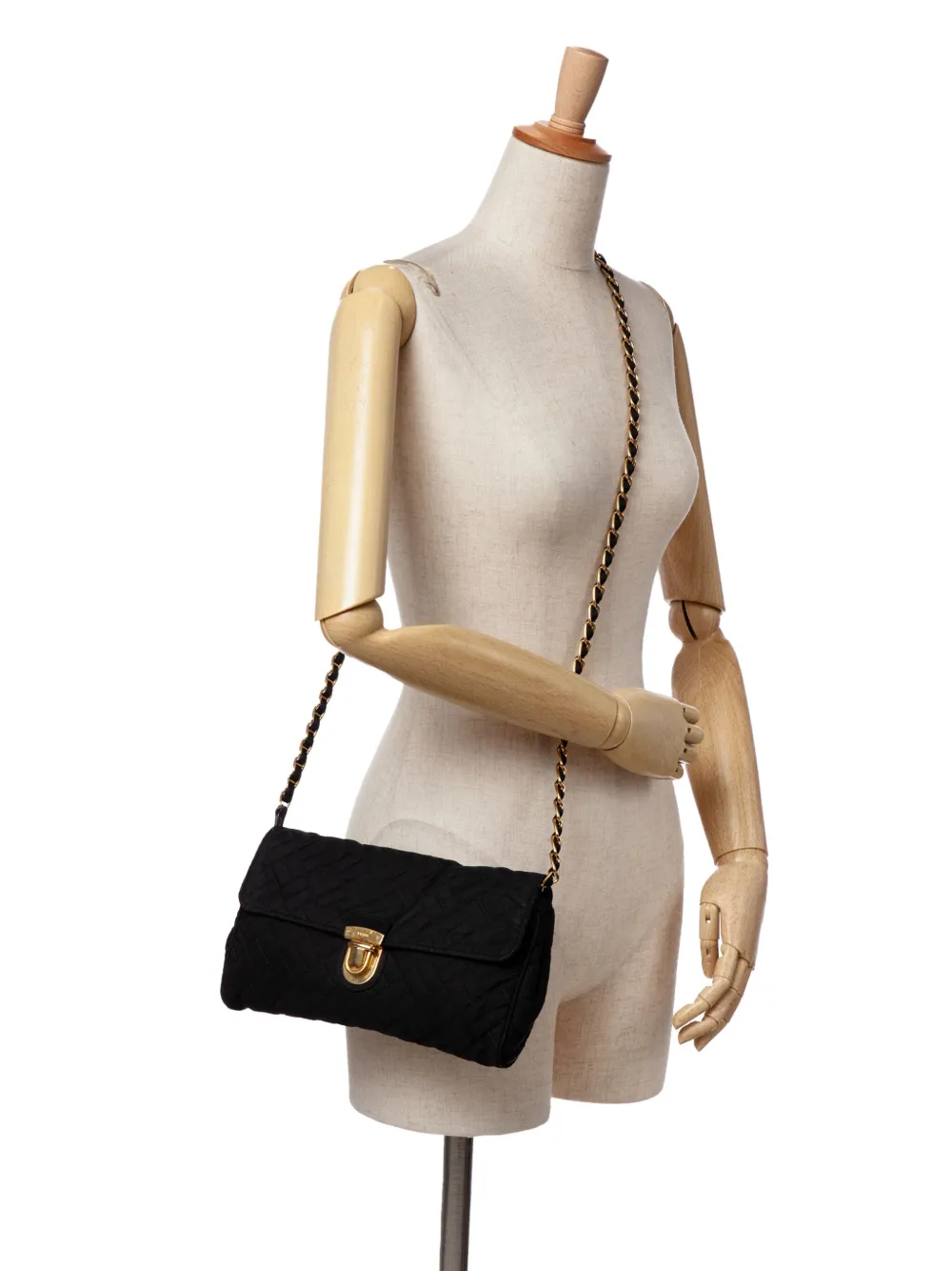 Prada Pre-Owned 2013-2020 Impuntu Tessuto Chain crossbody bag | Pre-owned | Image 2