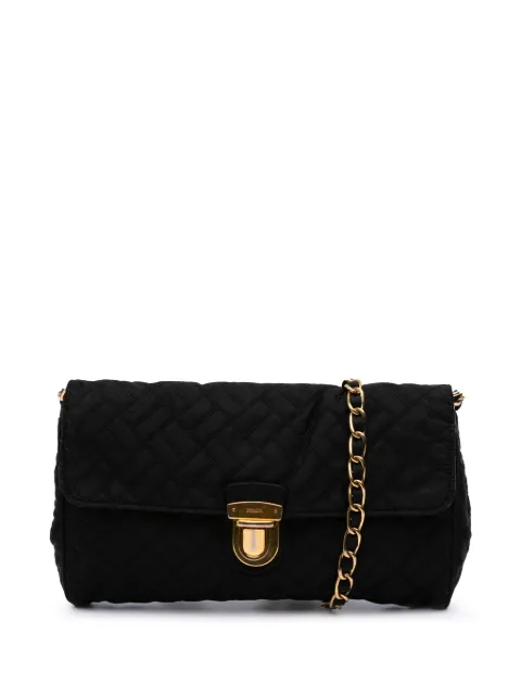 Prada Pre-Owned 2013-2020 Impuntu Tessuto Chain crossbody bag