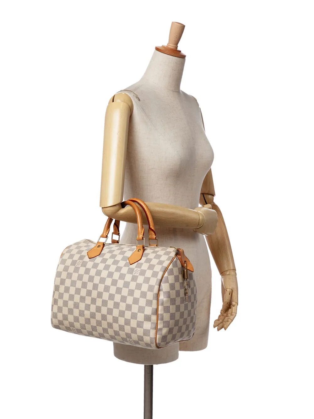 Louis Vuitton Pre-Owned 2007 Damier Azur Speedy 30 boston bag | Pre-Owned | Image 2