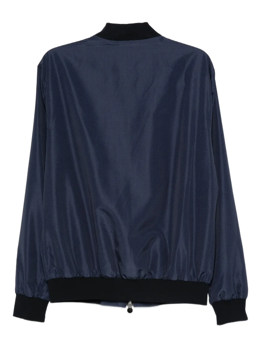 Kiton zip-fastening bomber jacket Blauw