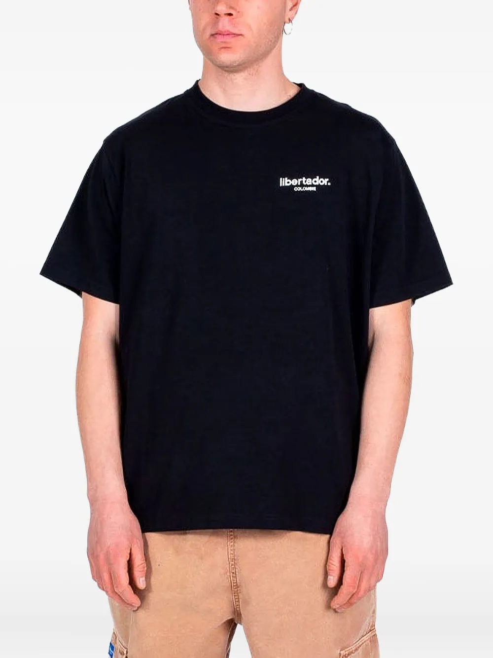 Libertador Colombie logo-print T-shirt | Black | Image 1