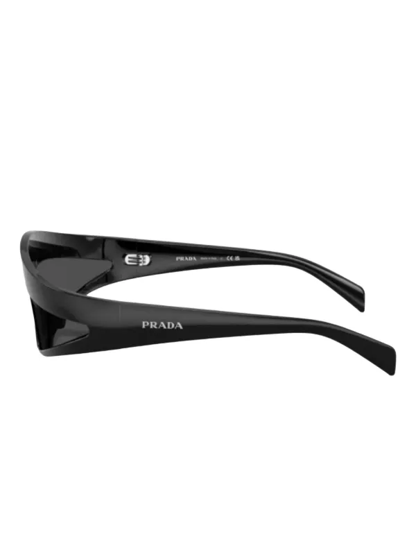 Prada Eyewear Occhiali Da Sole a Mascherina Nero FARFETCH IT