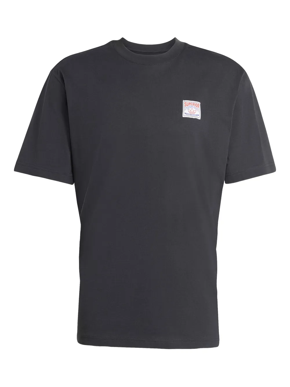 adidas graphic-print T-shirt Zwart