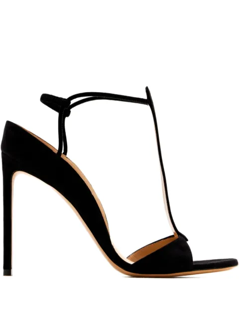 Francesco Russo 105mm T-bar stiletto sandals