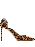 Francesco Russo 95mm leopard-print stiletto pumps - Neutrals