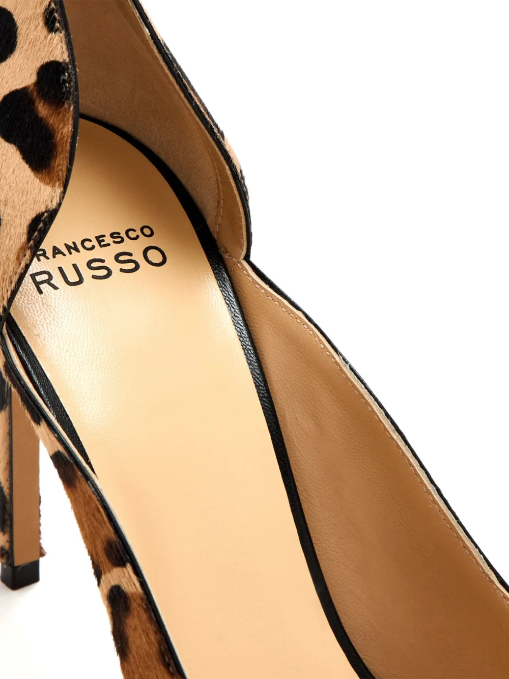 Francesco Russo 95mm Leopard-print Stiletto Pumps In Neutral