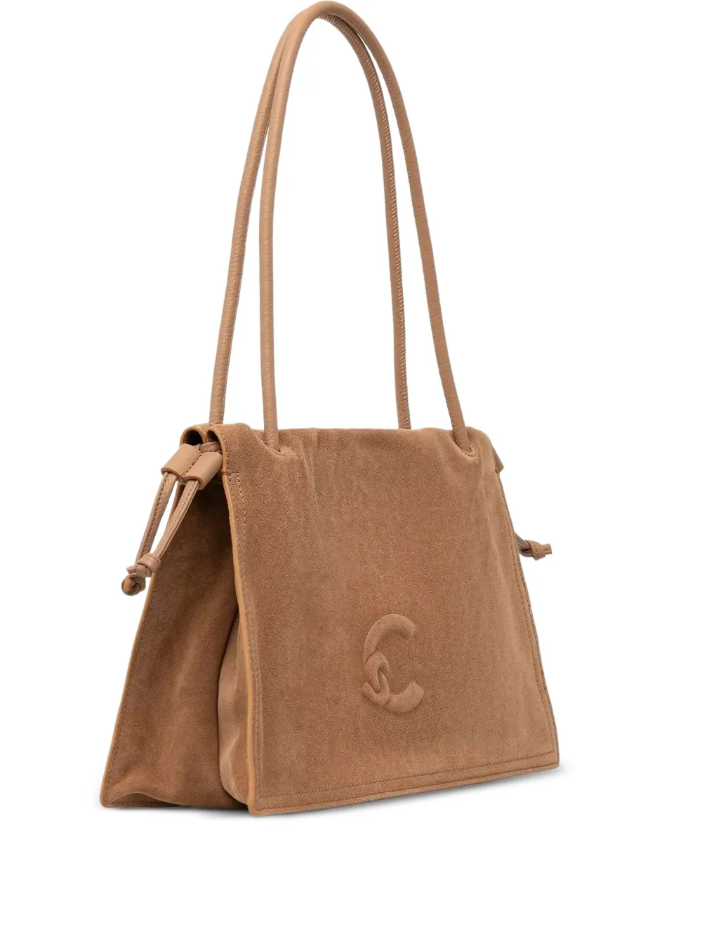 Coccinelle embossed-logo tote bag | Brown | Image 1