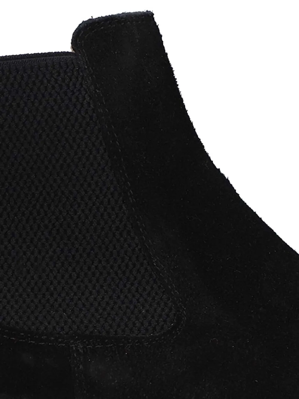 Astorflex elastic-panel suede boots Black
