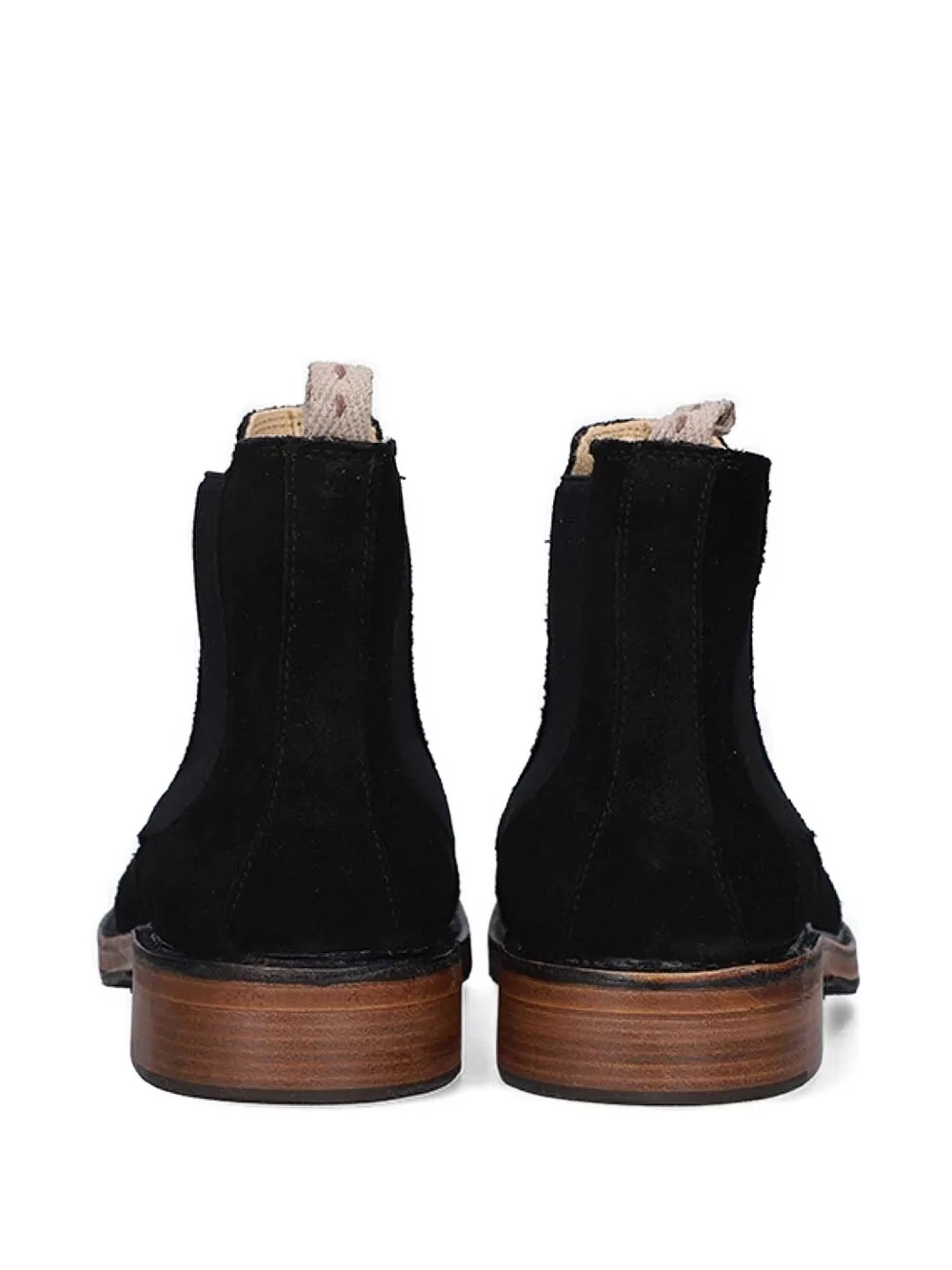 Astorflex elastic-panel suede boots Black
